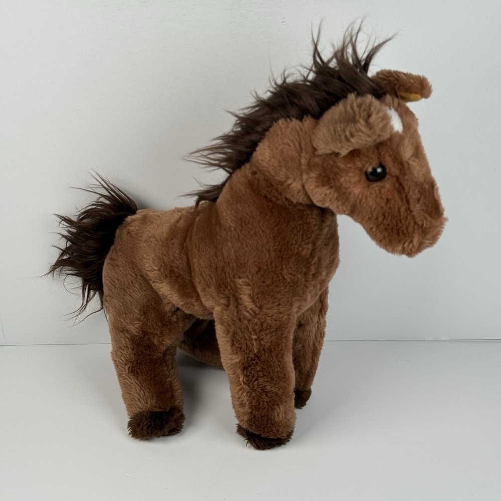 VTG 1980 Dakin Nature Babies Caesar the Chestnut Horse Plush‎ Stuffed Animal Toy